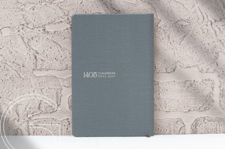 سررسید اروپایی بزرگ چرم مصنوعی سوزنی