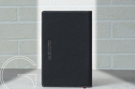 سررسید اروپایی بزرگ چرم مصنوعی دور دوخت