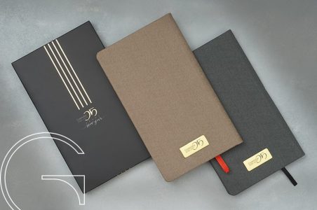 سررسید اروپایی کوچک کرمی طوسی