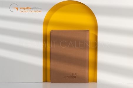 سررسید نیم وزیری چرم مصنوعی
