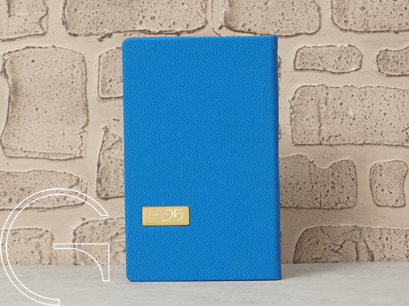 سررسید اروپایی بزرگ چرم مصنوعی خاویاری