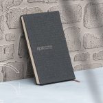 سررسید اروپایی بزرگ چرم مصنوعی دستیار طوسی