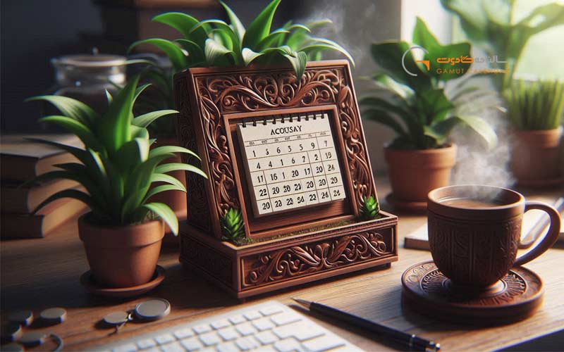 تقویم چوبی خاص