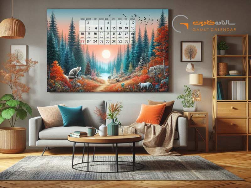ابعاد استاندارد تقویم دیواری؛ راهنمای انتخاب اندازه مناسب برای چاپ و طراحی